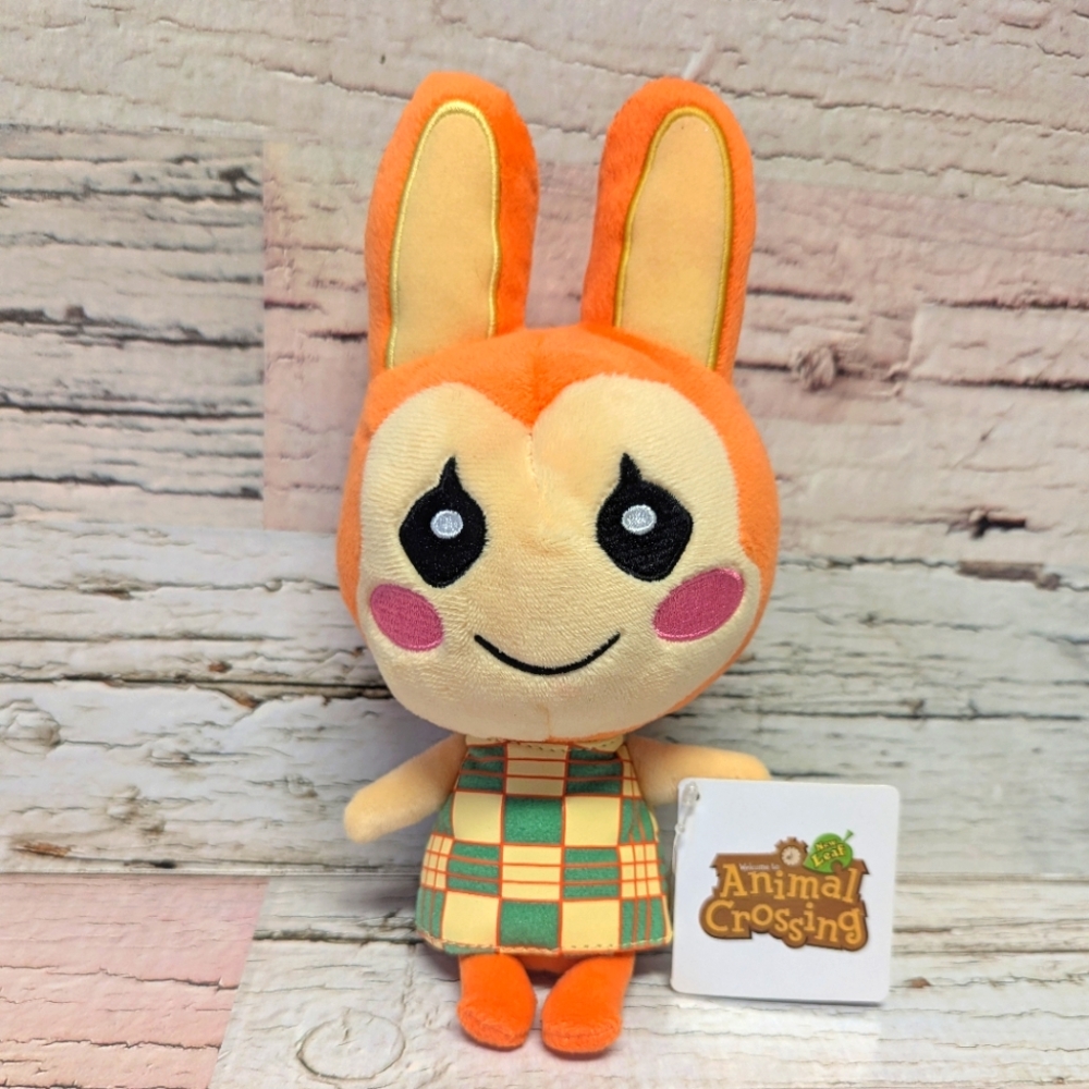 2015 Official Nintendo Animal Crossing 9" Stuffed Plush Villager BUNNIE New Leaf